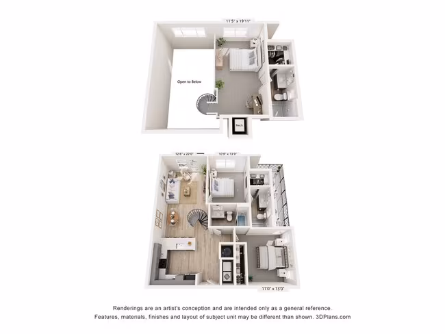 Unit 5-355 5-355 floor plan